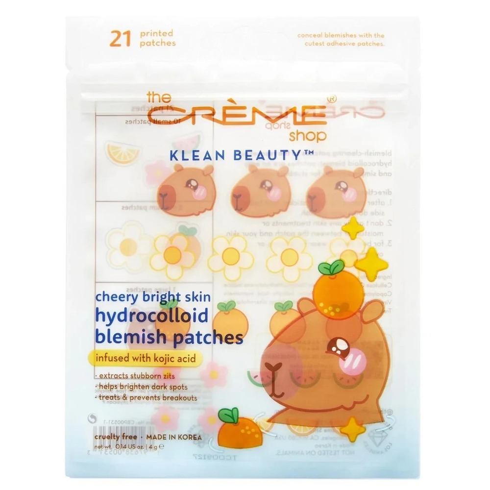 The Crème Shop x Capybara Blemish Patches Cherry Bright Skin Acne  21 Count